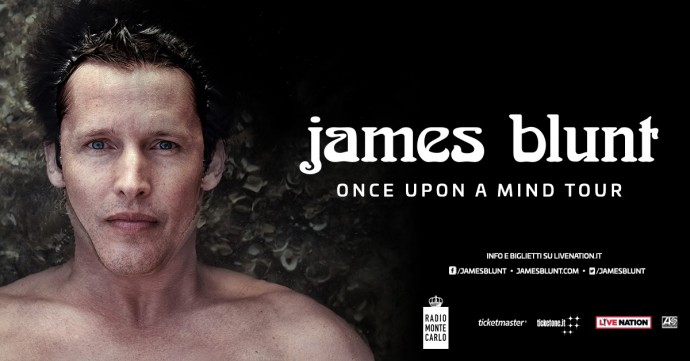 Tener-a-Mente Festival annuncia James Blunt in concerto, sab 18 Luglio, Anfiteatro Del Vittoriale, Gardone Riviera (Bs)